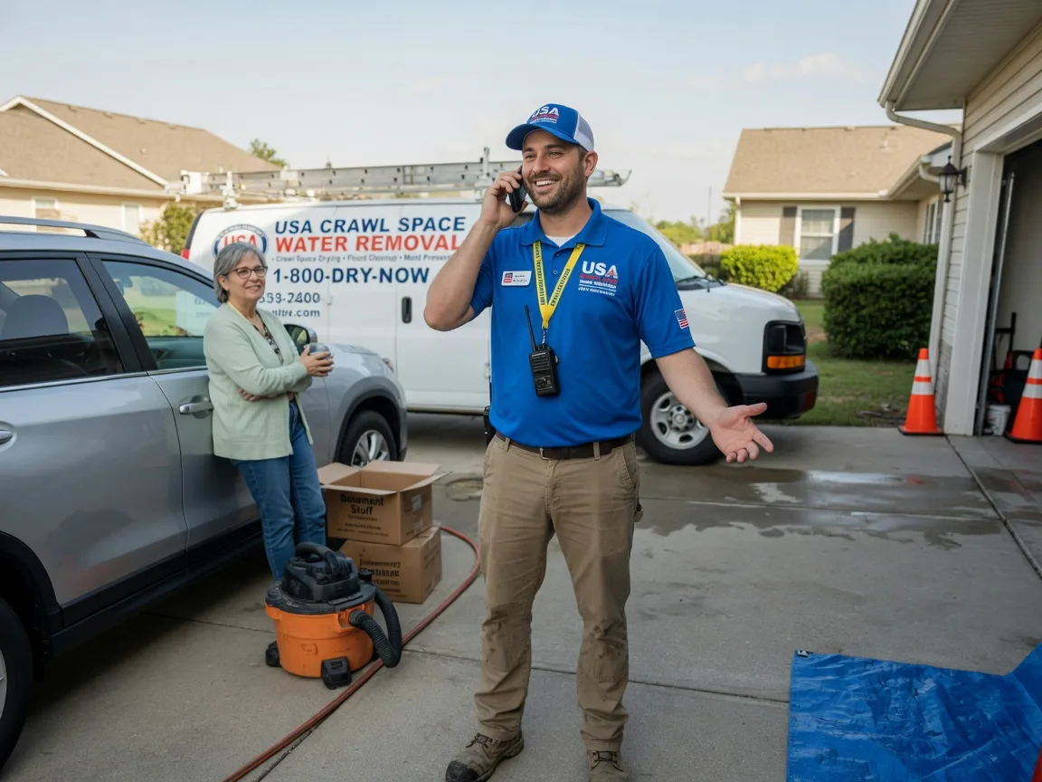 Crawl Space Water Removal Nachusa, IL FAQs